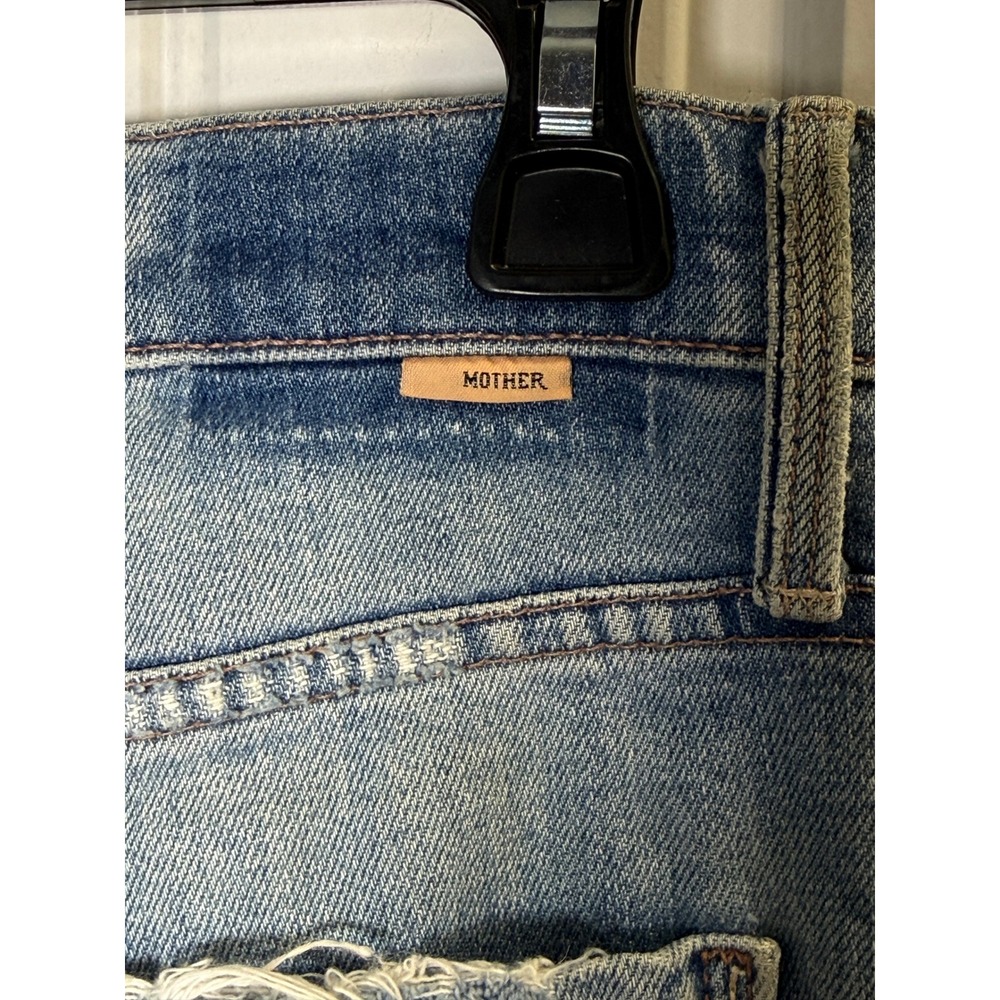 Mother Superior TomCat Quite Contrary Ankle Jeans 27 Quiet Luxury Distressed - Picture 5 of 10